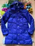 Синьо олекотено зимно яке с гъши пух, снимка 1
