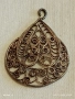 Стара сребърна филигранна висулка ретро стил майсторска ръчна изработка 52398, снимка 6