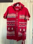 🎅 Дамска плетена жилетка с коледни национални елементи, снимка 8
