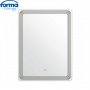 огледало за баня с LED осветление и с-ма против замъгляване 80×60 см XD-027-08F, снимка 1 - Огледала - 27489800
