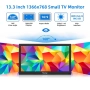 13.3-инчов преносим монитор 1366x768 HDMI мини монитор LED с HDMI VGA AV BNC USB вход за Fire Stick , снимка 2