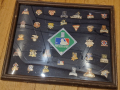 Комплект значки  на отборите в Официалната бейзболна лига MAJOR LEAGUE BASEBALL , снимка 1