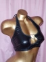 85 С Черно кожено бюстие/сутиен/, снимка 2