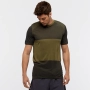 ASICS fuzeX Seamless SS Top Martini Olive - страхотна мъжка тениска Л, снимка 1