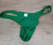 Мъжки Прашки G-String Solid Color  Green 💚 , снимка 3