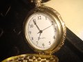 ВИНТИДЖ КВАРЦОВ ДЖОБЕН ЧАСОВНИК с ОРНАМЕНТИРАН КАПАК - ПОСЕЙДОН ПОЗЛАТЕН 22067, снимка 4