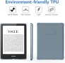 Мек, прозрачен калъф TQQ за 6,8" Kindle Paperwhite M2L3EK/M2L4EK 2021 г., син, снимка 8