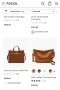 Дамска чанта FOSSIL USA оригинал естествена кожа, снимка 18