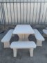 Градинска маса с пейки -  градински комплект, сет " DONI", снимка 4
