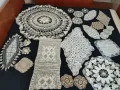 Големи покривки ръчно плетени за маса или легло, снимка 18