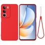 Силиконов Калъф за Realme C71 4G - Гръб, Мек TPU, С Ремък, Вкл. Протектор - 4 Цвята, снимка 9