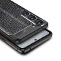 Samsung Galaxy S23 5G Удароустойчив Litchi Skin Калъф и Протектор, снимка 5