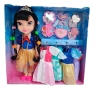 Кукла Дисни Принцеса с корона, с Рокли и аксесоари, 4 модела, снимка 8