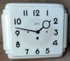 Стар механичен порцеланов френски часовник JAPY, снимка 1 - Антикварни и старинни предмети - 32326826