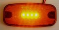 1 бр. ЛЕД LED габарити странични с 4 SMD , 12-24V , ОРАНЖЕВИ , BK202A, снимка 3