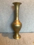 стара  гравирана месингова ваза  2, снимка 1