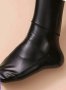 Черни ,еластични,дълги, кожени чорапи , снимка 4