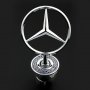 Емблема звезда за Mercedes Benz Silver Logo, снимка 1 - Аксесоари и консумативи - 28019311