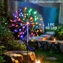 LED многоцветна соларна лампа фойерверки с 8 режима на осветление, снимка 1