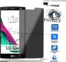 Анти-шпионски закален стъклен протектор за LG G3, снимка 1