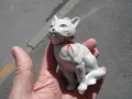 СТАР БЪЛГАРСКИ ПОРЦЕЛАН КОТЕ КОТКА , снимка 3