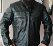Ново Кожено яке Motomall черно телешки бокс мотор моторджийско Хл/2Хл, снимка 8
