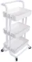 Многофункционална количка за съхранение , Сервизна количка на колела БЯЛА, снимка 1
