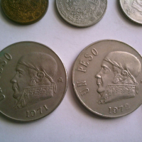 11 броя монети Мексико , снимка 10 - Нумизматика и бонистика - 44854195