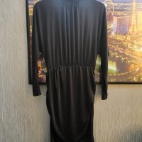 Черна елегантна рокля, снимка 8 - Рокли - 44111295