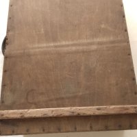 Стар автентичен дървен куфар , снимка 6 - Антикварни и старинни предмети - 43275057