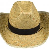 Дамска сламена шапка , Диаметър с периферията: 37см