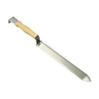 Нож за разпечатване мултифунционален, с дървена дръжка , снимка 1 - За пчели - 36930560