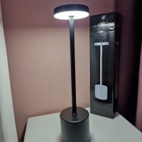 Лед лампа за маса / безжична - 3 режима на светене и регул. светлина, снимка 7 - Настолни лампи - 44001139