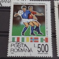Пощенски марки чиста комплектна серия Футбол 1994г. Румъния за колекция - 22548, снимка 5 - Филателия - 36639694