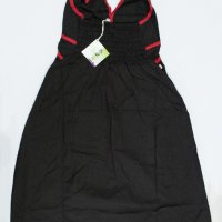 Рокля в черен и червен нюанс марка FantaZia 2XL, снимка 3 - Рокли - 39542674
