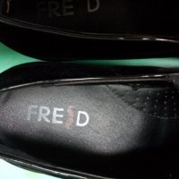 Дамски черни обувки с апликации Fred, снимка 6 - Дамски ежедневни обувки - 27342884
