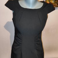 Елегантна черна рокля р-р М , снимка 3 - Рокли - 43750906