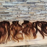 Екстейшъни 100% естествен косъм, снимка 4 - Аксесоари за коса - 36803556