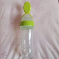 НОВА Бебешка бутилка с лъжица, снимка 2 - Прибори, съдове, шишета и биберони - 43817704