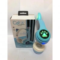 Детски забавни светещи Bluetooth слушалки с котешки уши, снимка 5 - Слушалки и портативни колонки - 36906231