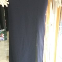 Официална тъмносиня рокля с дантелена горна част, снимка 5 - Рокли - 40395472