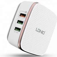 Мрежово зарядно устройство LDNIO A6704 6 USB Port, снимка 3 - Оригинални зарядни - 32209506