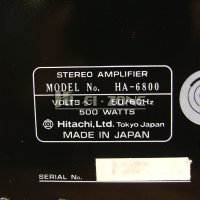 УСИЛВАТЕЛ  Hitachi ha-6800 , снимка 9 - Ресийвъри, усилватели, смесителни пултове - 40588389