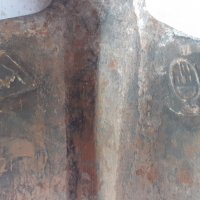 Голяма военна киркобрадва брадва секира инструмент маркирана, снимка 3 - Антикварни и старинни предмети - 37218381