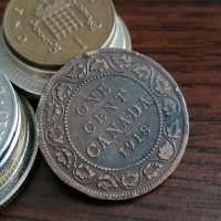 Монета - Канада - 1 цент | 1918г., снимка 1 - Нумизматика и бонистика - 34722009