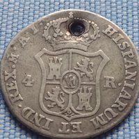Сребърна монета 4 реала 1809г. Хосе Напалеон Мадрид Испания 13674, снимка 6 - Нумизматика и бонистика - 42967754