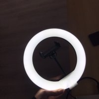 LED Ринг Лампа със статив, снимка 3 - Селфи стикове, аксесоари - 44084058