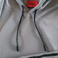 hugo boss denry hoodie - страхотно мъжко горнище КАТО НОВО, снимка 5 - Спортни дрехи, екипи - 39700708