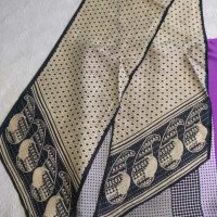 Марков винтидж шал Laurent D'Herval Paris с подарък, снимка 8 - Шалове - 28957941