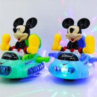 Музикална играчка Мики Маус в космически кораб с LED осветление, снимка 2 - Коли, камиони, мотори, писти - 42949132